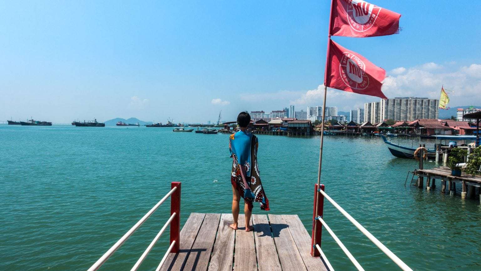 Se promener sur les jetties à Georgetown